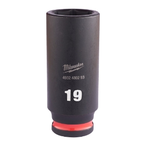 Afbeeldingen van MILWAUKEE® Slagdop 3/8 lang 19 mm 3/8" impact socket deep - 1 pc