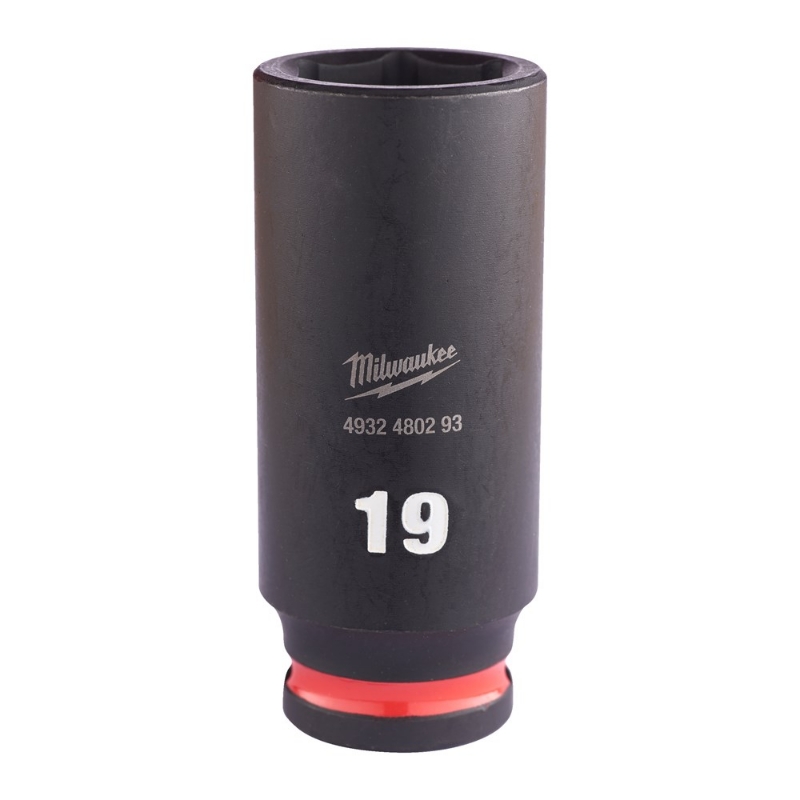 Afbeeldingen van MILWAUKEE® Slagdop 3/8 lang 19 mm 3/8" impact socket deep - 1 pc