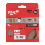 Afbeeldingen van MILWAUKEE® Schuurgaas voor excentrische schuurmachines Mesh 125 mm H&L GR 320 - 10 pc