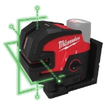 Afbeeldingen van MILWAUKEE® M12 kruislijnlaser™ met 4 punten M12 CLL4P-0C