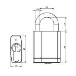 Afbeeldingen van Mauer BC48 met profielcilinder
