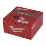 Afbeeldingen van MILWAUKEE® Schuurpapier voor vlakschuurmachines ⌀125 & 150 mm 125 mm H&L GR 120 - 50 pc