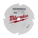 Afbeeldingen van MILWAUKEE® Cirkelzaagbladen voor cirkelzaagmachines CSB P FC 165 x 5 / 8 x 1.8 x 4D - 1 pc
