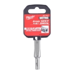 Afbeeldingen van MILWAUKEE® Dop 1/4˝ FOUR FLAT™ lang 1/4 Drive Socket - Metric Deep - 4 mm