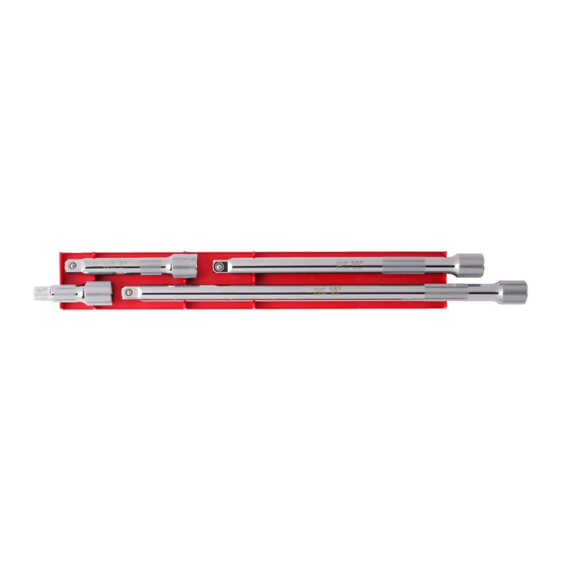 Afbeeldingen van MILWAUKEE® Dop 1/2˝ verlengstukken set (4-delig) 1/2" Drive Extension Set - 4 pc