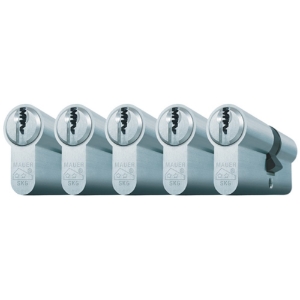 Afbeeldingen van Mauer Dubbele cilinder set gelijksluitend MLS