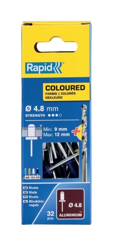 Afbeeldingen van Rapid Blindklinknagels Gekleurd