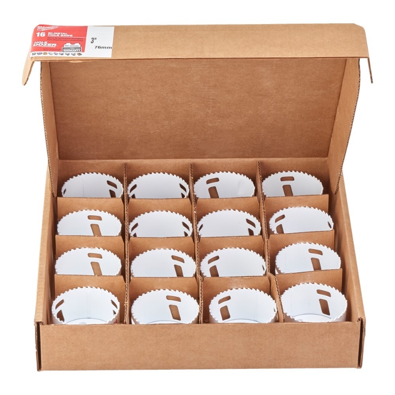 Afbeeldingen van MILWAUKEE® Gatzaag Bi-metaal Hole Dozer Holesaw - 76 mm - 16 pcs