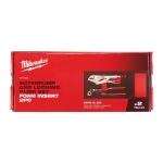 Afbeeldingen van MILWAUKEE® Foam inlay tangen: gebogen griptang 250 mm en verstelbare waterpomptang 250 mm (2-delig)