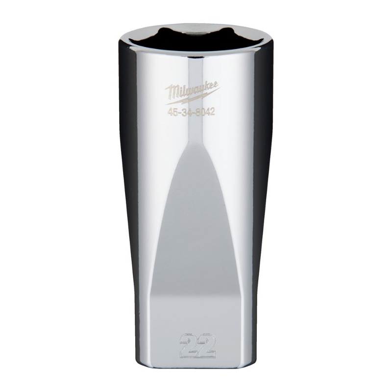 Afbeeldingen van MILWAUKEE® ⅜″ Ratel 3/8 Drive Socket Metric Deep - 22 mm