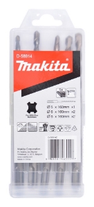 Afbeeldingen van Makita D-58914 B2S: Betonboorset 5-delig
