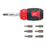 Afbeeldingen van MILWAUKEE® Schroevendraaier multi-Bit 8 in 1 compact 8 in 1 Compact Multi-Bit Screwdriver