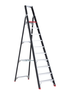 Afbeeldingen van Altrex Taurus enkel oploopbare trap TGB 10 Ta