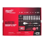 Afbeeldingen van MILWAUKEE® Foam Inlay doppenset 1/2'' PACKOUT™