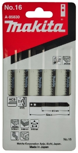 Afbeeldingen van Makita A-85830 Decoupeerzaagblad hout/kunst-