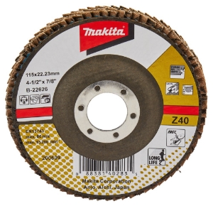 Afbeeldingen van Makita B-22626 Lamellenschuurschijf 115mm Z40