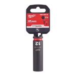 Afbeeldingen van MILWAUKEE® Slagdop 3/8 lang 12 mm 3/8" impact socket deep - 1 pc