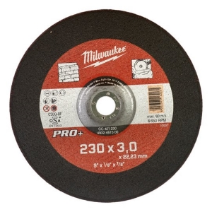 Afbeeldingen van MILWAUKEE® Doorslijpschijf voor steen Stone Cutting Disc Pro+ CC42 230x3mm-1pc