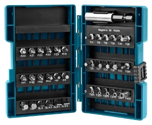 Afbeeldingen van Makita B-28606 Schroefbitset 37-delig