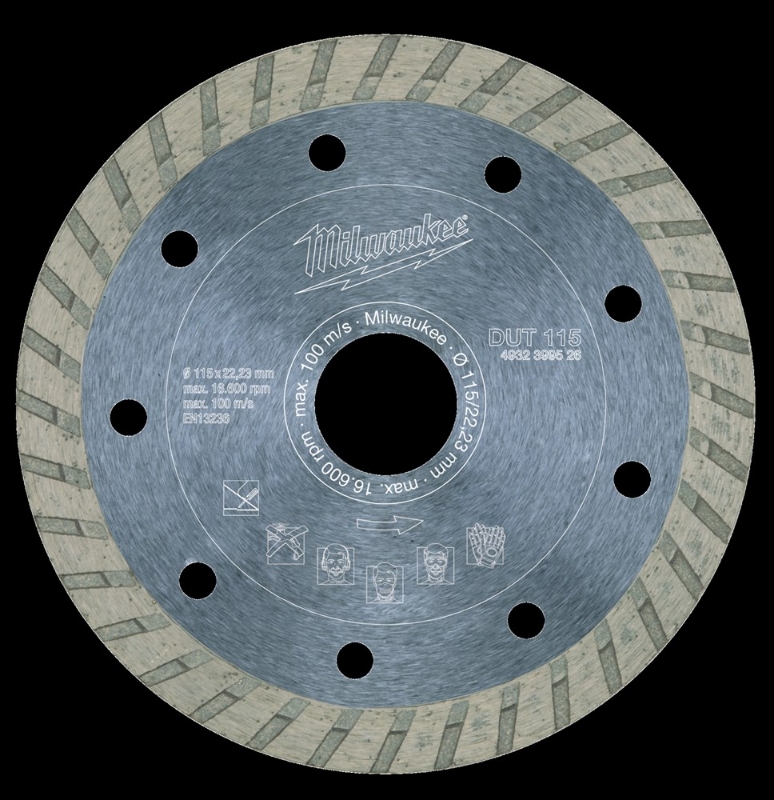 Afbeeldingen van MILWAUKEE® Diamantdoorslijpschijf DUT 115 mm - 1 pc