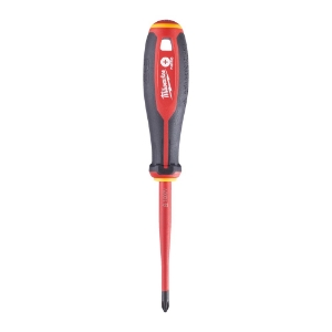 Afbeeldingen van MILWAUKEE® Schroevendraaier VDE Tri-lobe PH2 X100 Tri-Lobe VDE Screwdriver PH2 x100