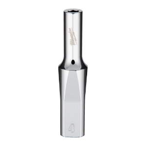 Afbeeldingen van MILWAUKEE® Dop 1/4˝ FOUR FLAT™ lang 1/4 Drive Socket - Metric Deep - 4 mm