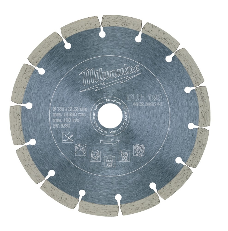 Afbeeldingen van MILWAUKEE® Diamantdoorslijpschijf DUH 180 mm - 1 pc