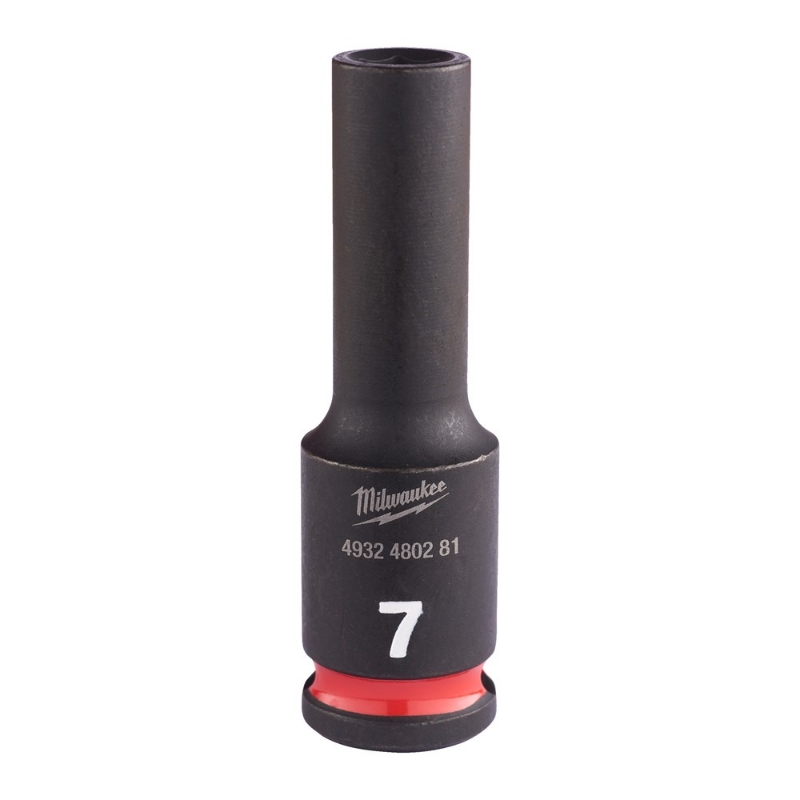 Afbeeldingen van MILWAUKEE® Slagdop 3/8 lang 7 mm 3/8" impact socket deep - 1 pc