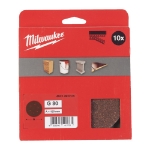 Afbeeldingen van MILWAUKEE® Schuurpapier voor vlakschuurmachines ⌀125 & 150 mm 150 mm H&L GR 80 - 10 pc