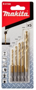 Afbeeldingen van Makita B-57308 Metaalboorset 5-delig