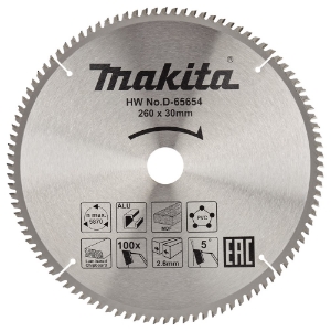 Afbeeldingen van Makita D-65654 Afkortzaagblad div. materialen