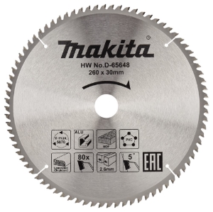 Afbeeldingen van Makita D-65648 Afkortzaagblad div. materialen