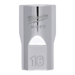 Afbeeldingen van MILWAUKEE® Dop 1/2˝ FOUR FLAT™ 1/2 Drive Socket Metric Standard - 16 mm