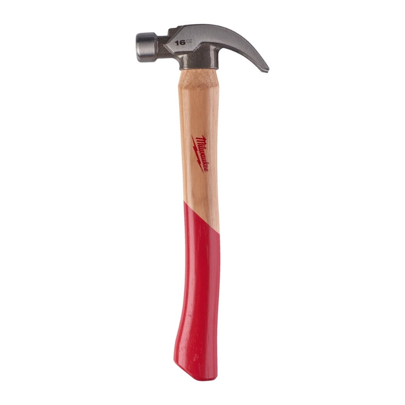 Afbeeldingen van MILWAUKEE® Klauwhamer Hickory gebogen 450g Hickory Curved Claw Hammer 16oz / 450g