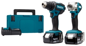 Afbeeldingen van Makita DLX2339J 18 V Combiset voor schroeven