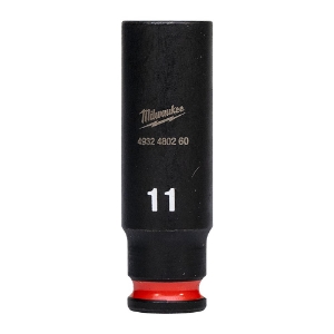 Afbeeldingen van MILWAUKEE® Slagdop 1/4 lang 11 mm 1/4" impact socket deep - 1 pc