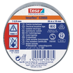 Afbeeldingen van tesa® PVC elektrische isolatietape 53988