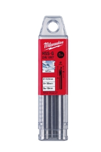 Afbeeldingen van MILWAUKEE® HSS-G metaalboor HSSGS 10.00 x 89 - 5 pcs
