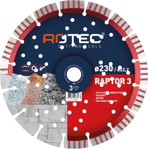 Afbeeldingen van Diamantzaagblad 'RAPTOR 3' 150x22,2mm