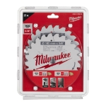 Afbeeldingen van MILWAUKEE® Cirkelzaagbladen voor cirkelzaagmachines CSB Twin Pack 165 x 24T/24T - 2pc