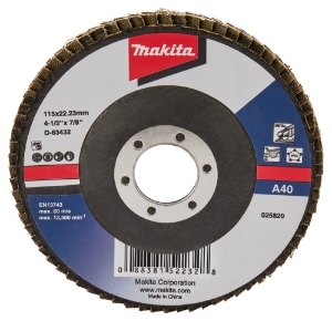 Afbeeldingen van Makita D-63432 Lamellenschuurschijf 115mm A40