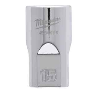 Afbeeldingen van MILWAUKEE® Dop 1/2˝ FOUR FLAT™ 1/2 Drive Socket Metric Standard - 15 mm