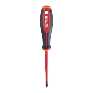 Afbeeldingen van MILWAUKEE® Schroevendraaier VDE Tri-lobe PH/ SL2 X100 Tri-Lobe VDE Screwdriver PH/ SL2 x100