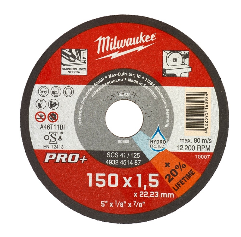 Afbeeldingen van MILWAUKEE® Snijschijf Snijschijf CutWSCS41/150X1,5 PRO+ - 1pc