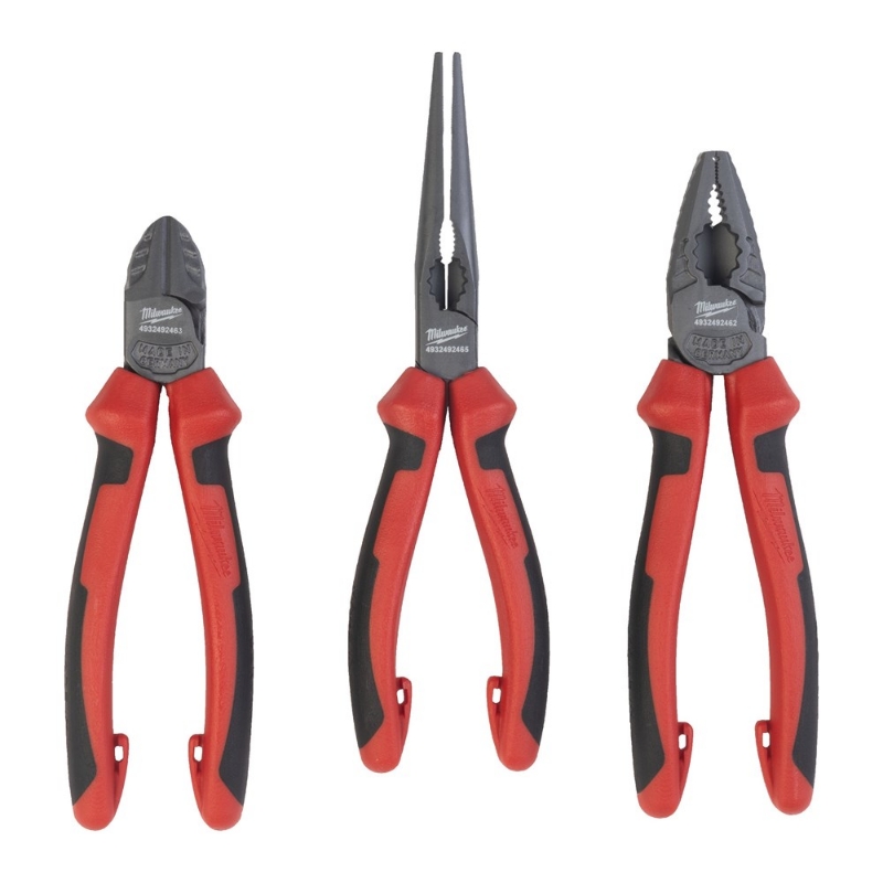 Afbeeldingen van MILWAUKEE® 3-delige tangenset 3 pc Plier Set