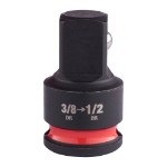 Afbeeldingen van MILWAUKEE® ⅜˝ slagvaste doppen - adapters Impact socket adaptor 3/8" to 1/2"-1pc