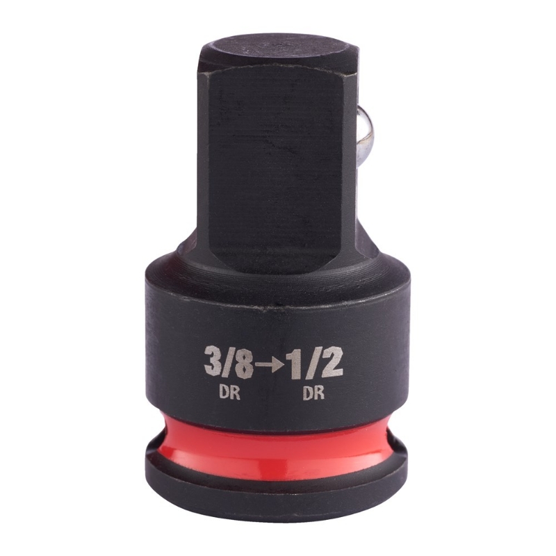 Afbeeldingen van MILWAUKEE® ⅜˝ slagvaste doppen - adapters Impact socket adaptor 3/8" to 1/2"-1pc