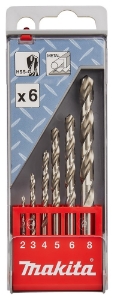 Afbeeldingen van Makita D-57196 Metaalboorset 6-delig