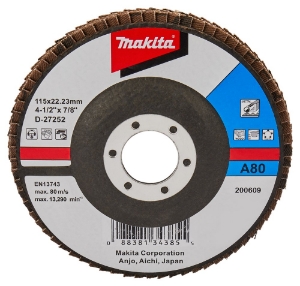 Afbeeldingen van Makita D-27252 Lamellenschuurschijf 115mm A80