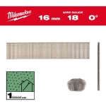 Afbeeldingen van MILWAUKEE® Brad spijkers, 18 gauge, dunne kop 18G / 16 mm / RC / G / SC1 - 10.000 pc